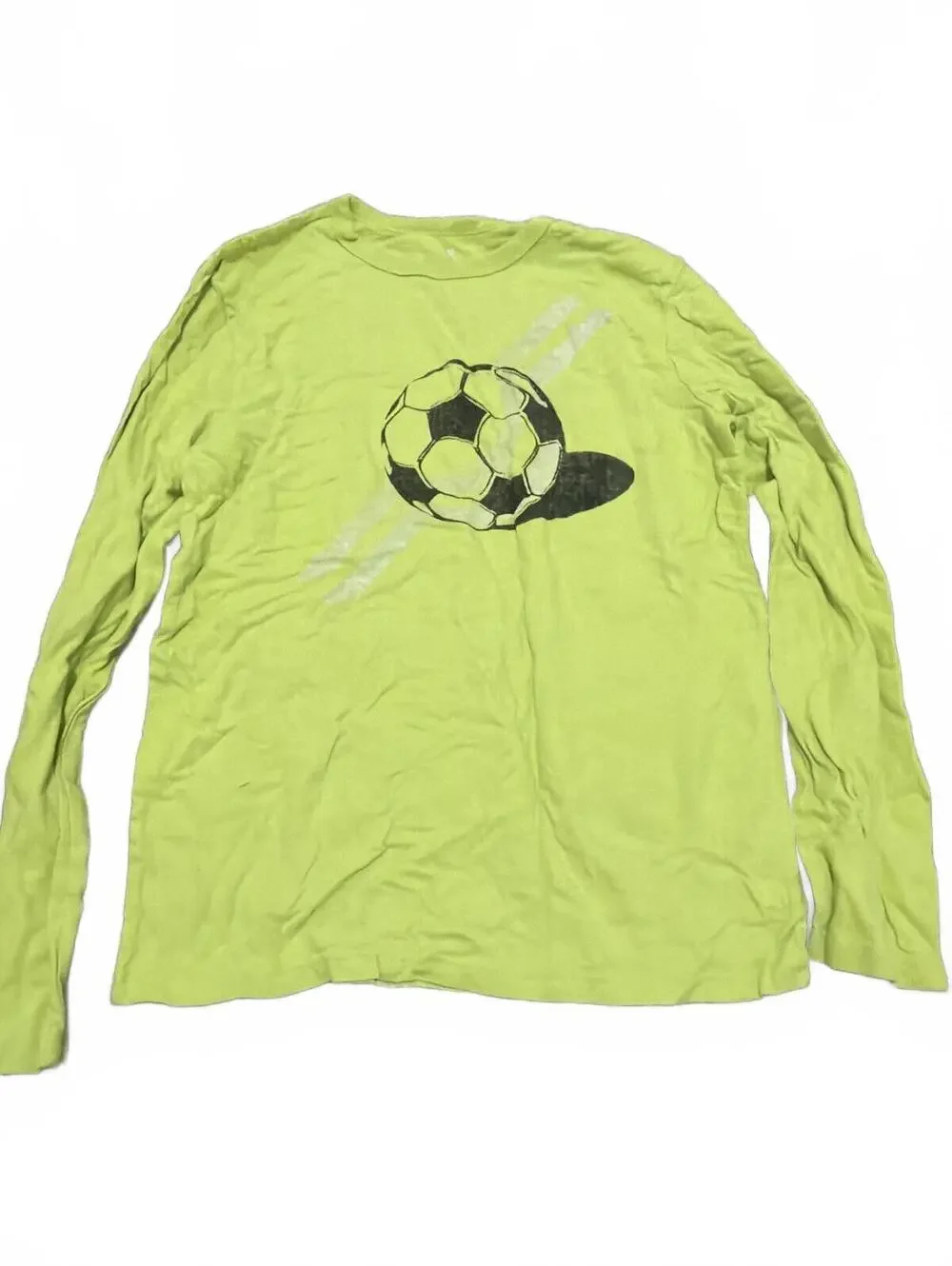 GAP Kids Boys Soccer Green Long Sleeve Shirt XXL
